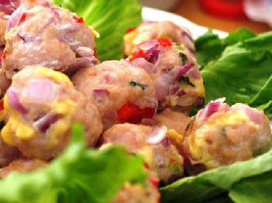 丸子烧白菜(1-3岁)+(中国幼儿网推荐宝宝营养食